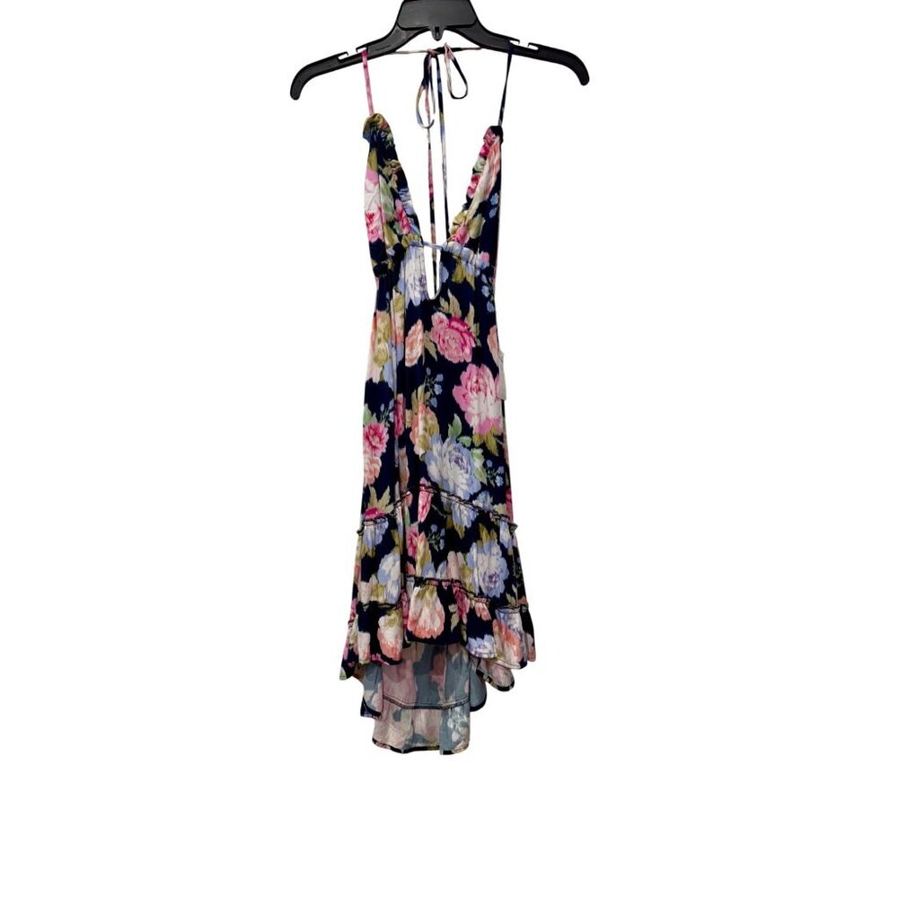 Maaji Floral Swim Coverup - Navy, Pink, Yellow